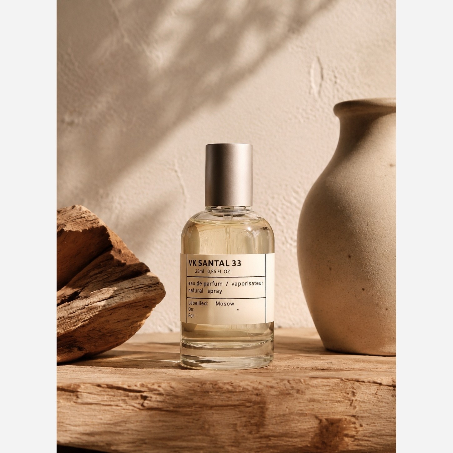 ادکلن جیبی VK مدل Santal 33 - حجم 25 میل رایحه خاص، چوبی و یونیسکس