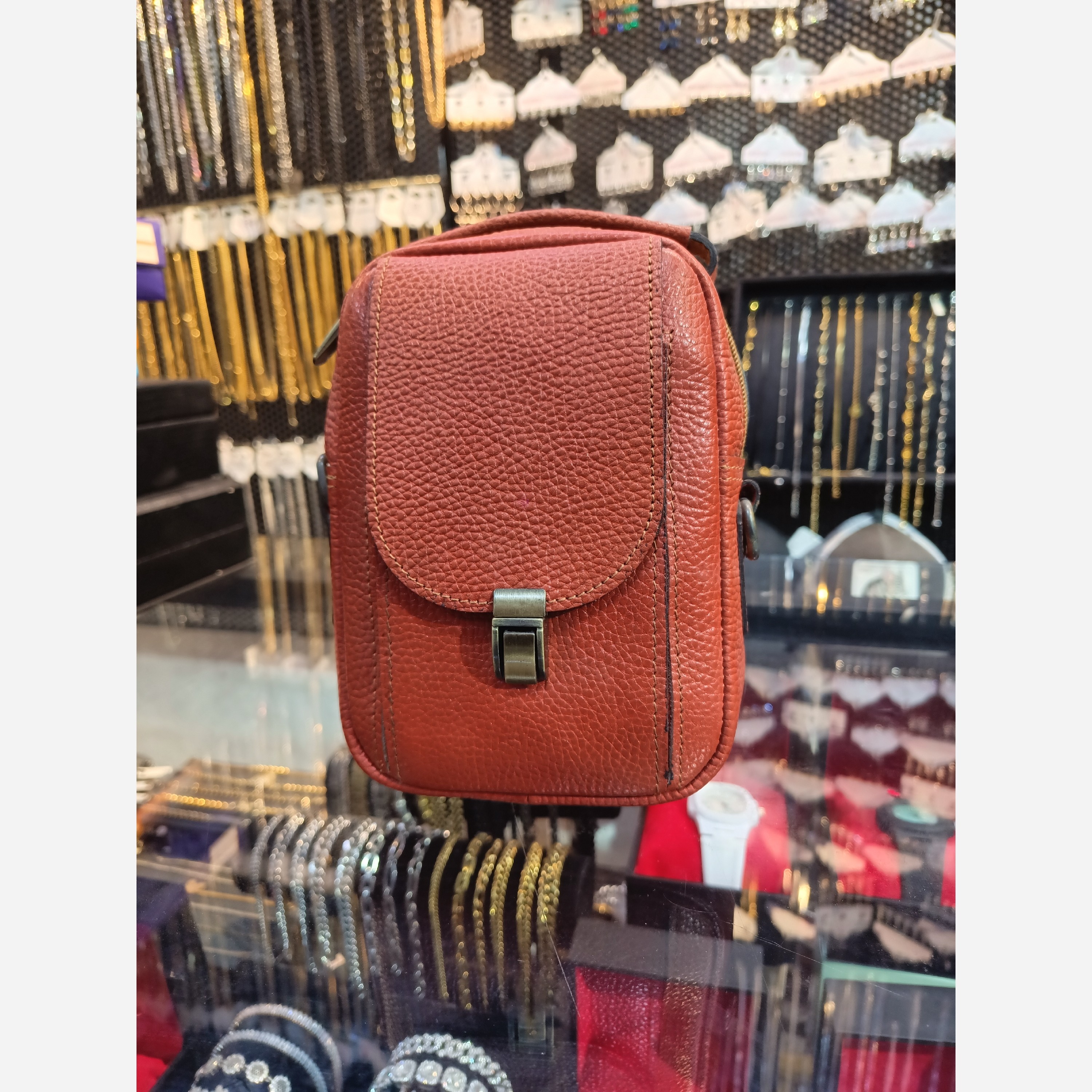کیف دوشی چرم طبیعی