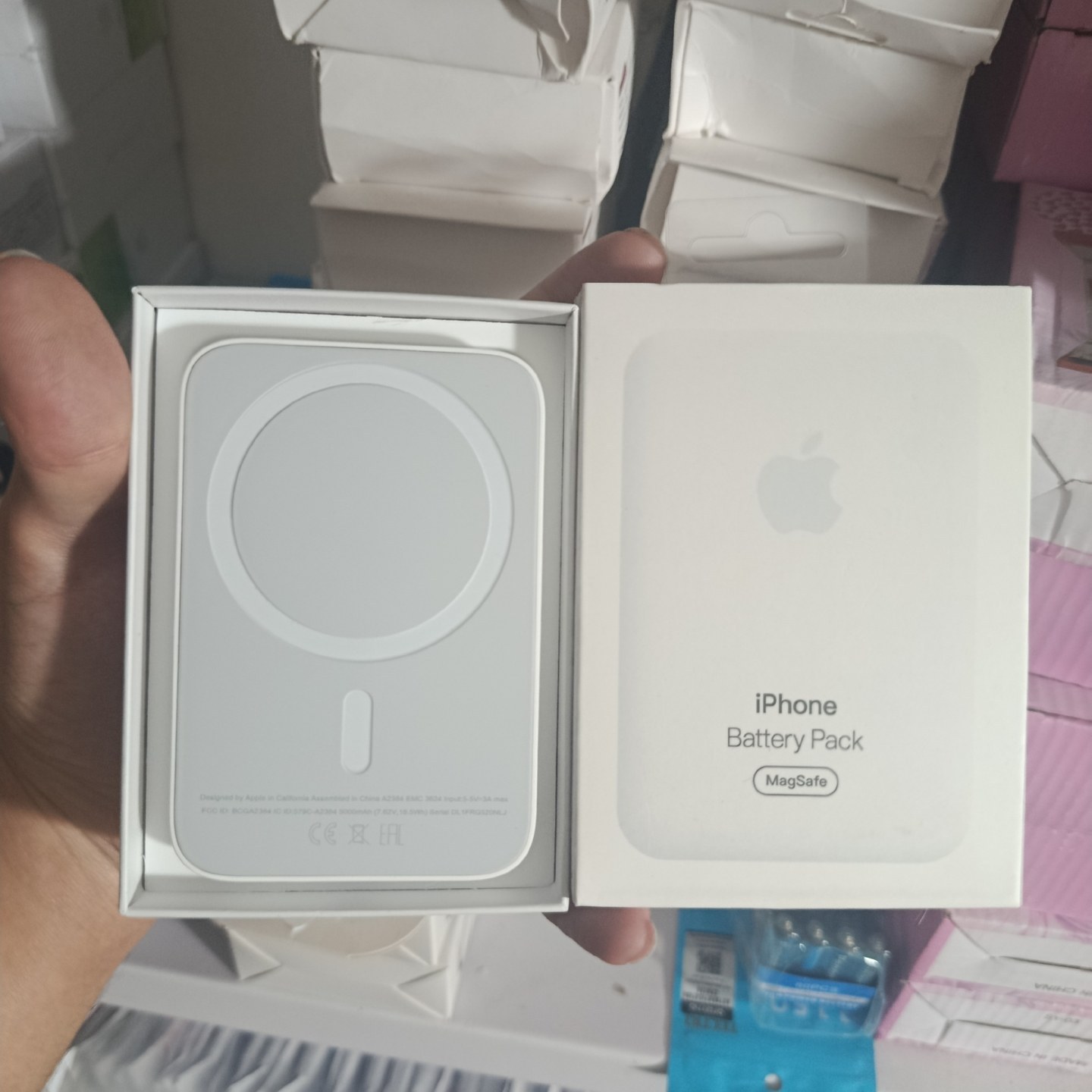پاوربانک 5000 مگ سیف اپل Wireless charge apple مناسب گوشی های آیفون ظرفیت 5000mah