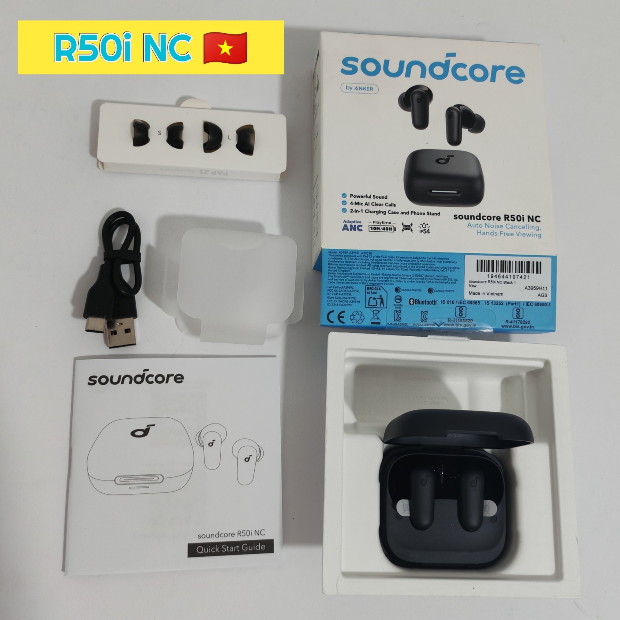 هدفون بی سیم انکر Anker Soundcore َR50i ساخت چین مقاوم در برابر آب و عرق در دو نوع اصلی و های کپی قیمت کف بازار