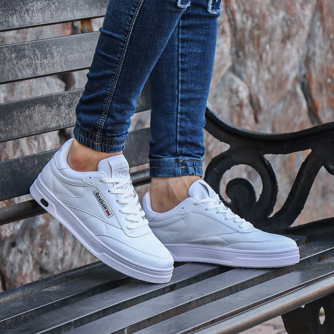 کتونی ونس ریبوک سفید اسپرت مردانه و زنده کژوال Reebok sport vans (ارسال رایگان)