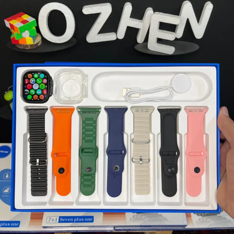 ساعت هوشمند K9 ULTRA MAX هفت بند همراه با گارد ورژن 2026 بدون لگ هفت روز مهلت تست واقعی (ارسال رایگان)