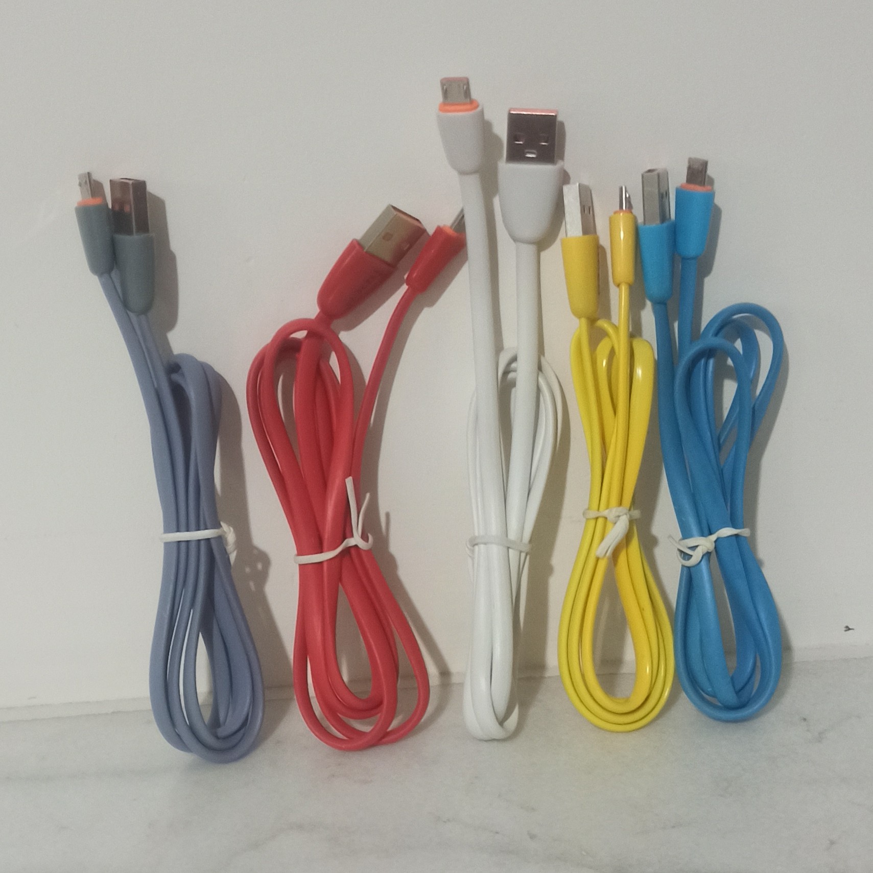 کابل شارژر سیم شارژر رنگی میکرو جنس خوب با کیفیت پرفروش با حداقل سود ارسال رایگان ایکس