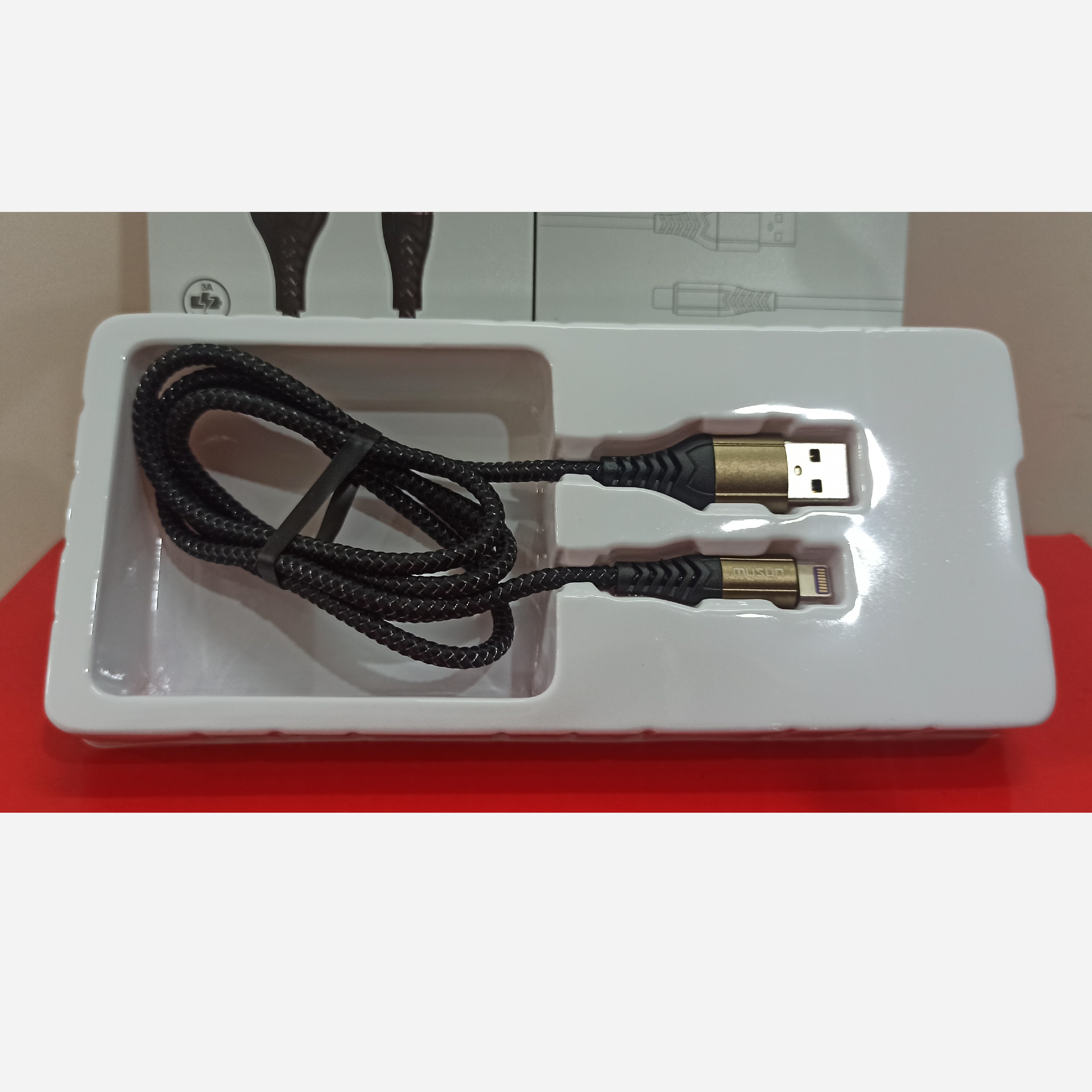 کابل شارژر آیفون کنفی کد H003 سیم شارژر آیفون پرفروش با حداقل سود ایکس