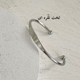 بنگل ساده وسط پهن استیل رنگ ثابت