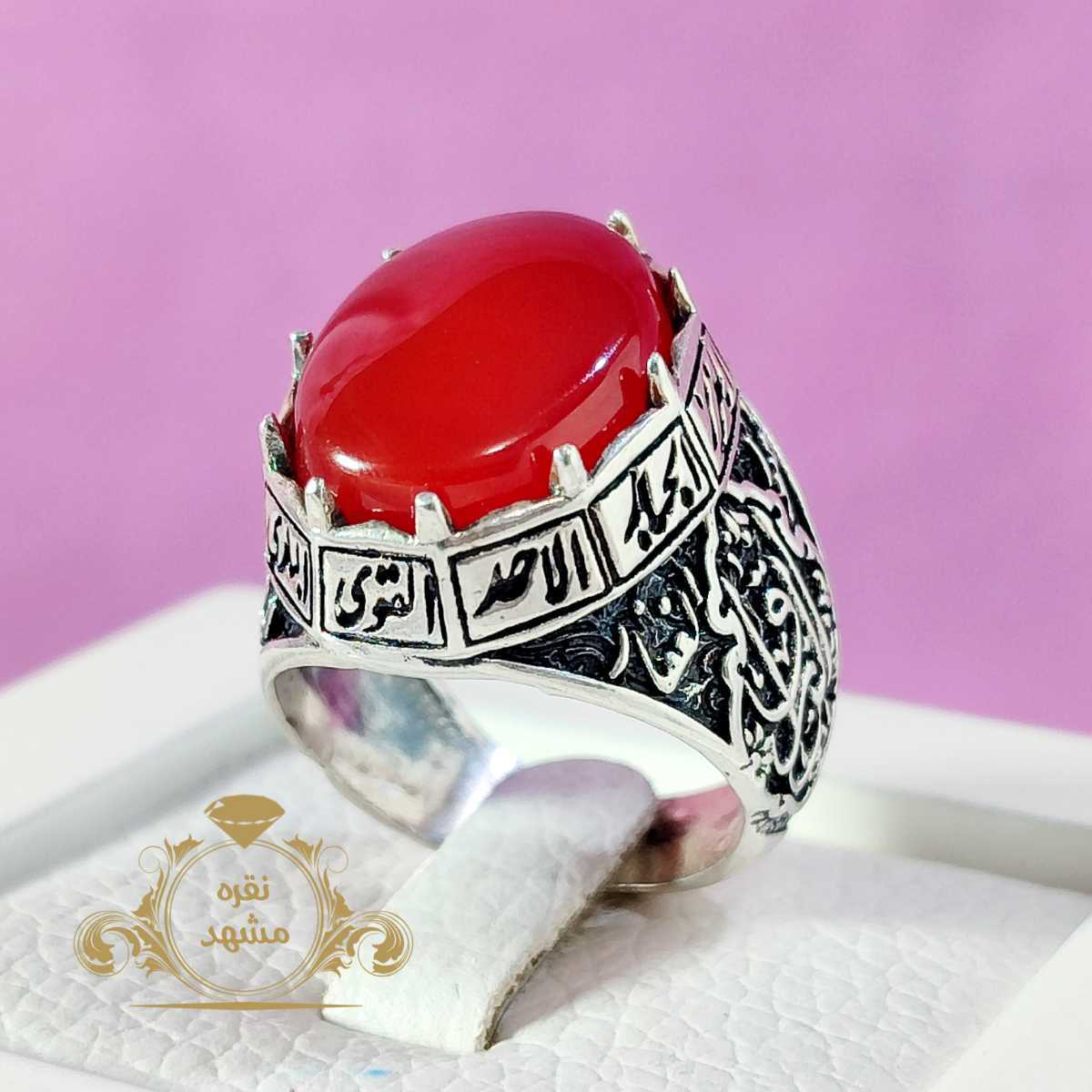 عقیق سرخ اصلی مردانه مدل 1
