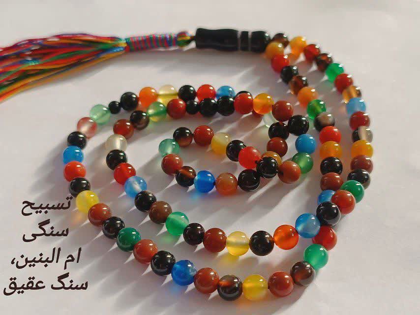 تسبیح 101 دانه عقیق ام البنین کد 7238