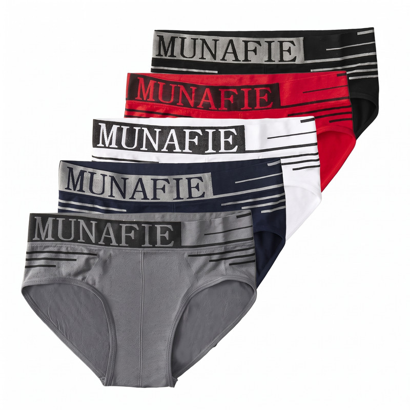 شورت مردانه اسلیپ مونافی مدل 5 بسته 5 عددی
