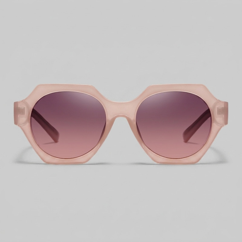 عینک آفتابی چند ضلعی زنانه آلبرت وگ مدل S26106C3 Acetate Avantgarde Visionary