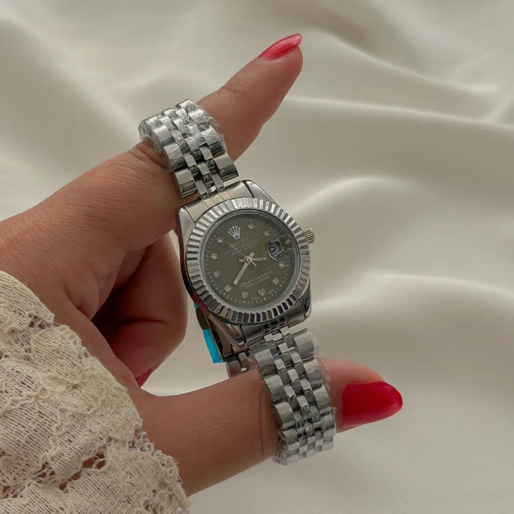 ساعت زنانه طرح رولکس کد 3411