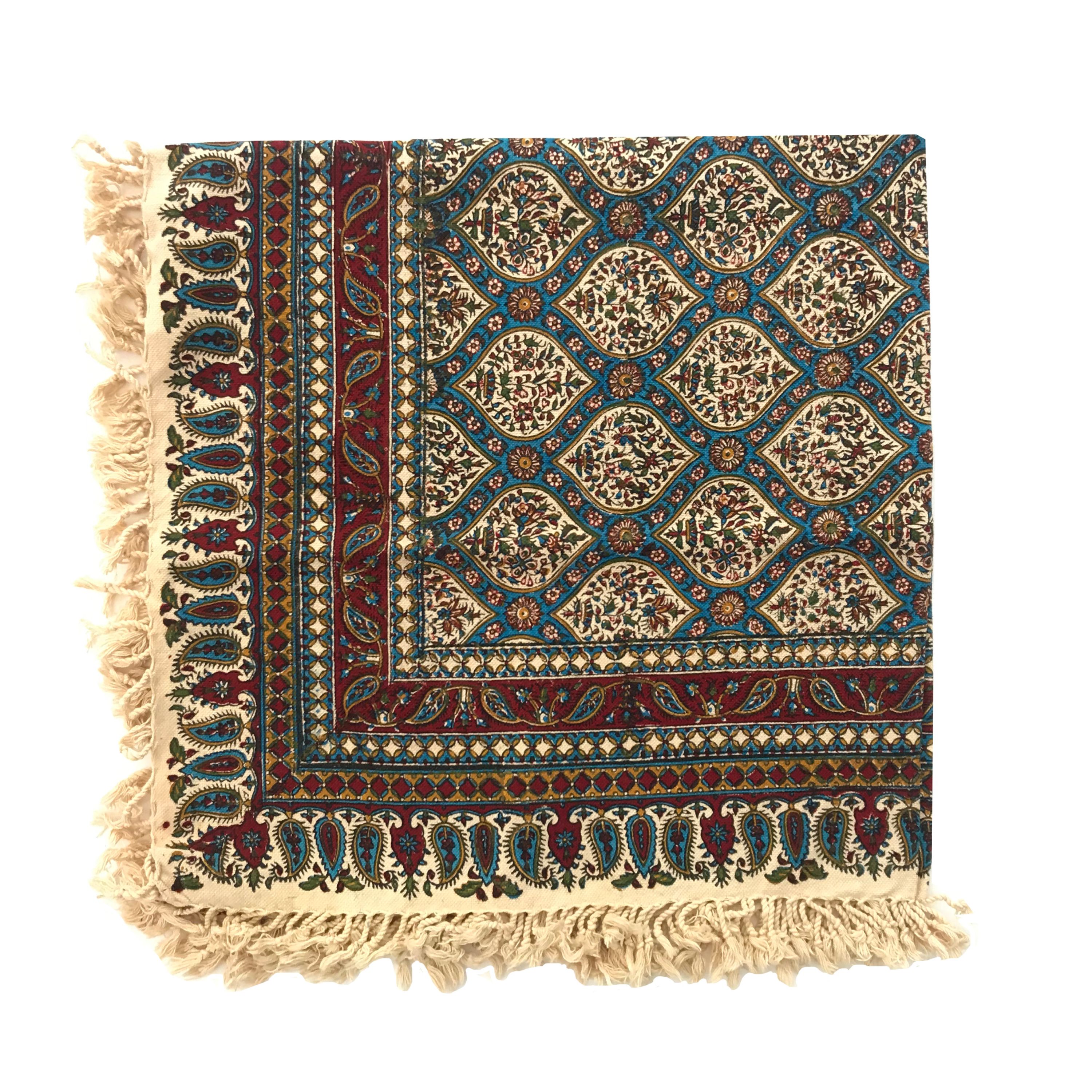 رومیزی قلم کار اعلا طرح گنبدی سایز 80