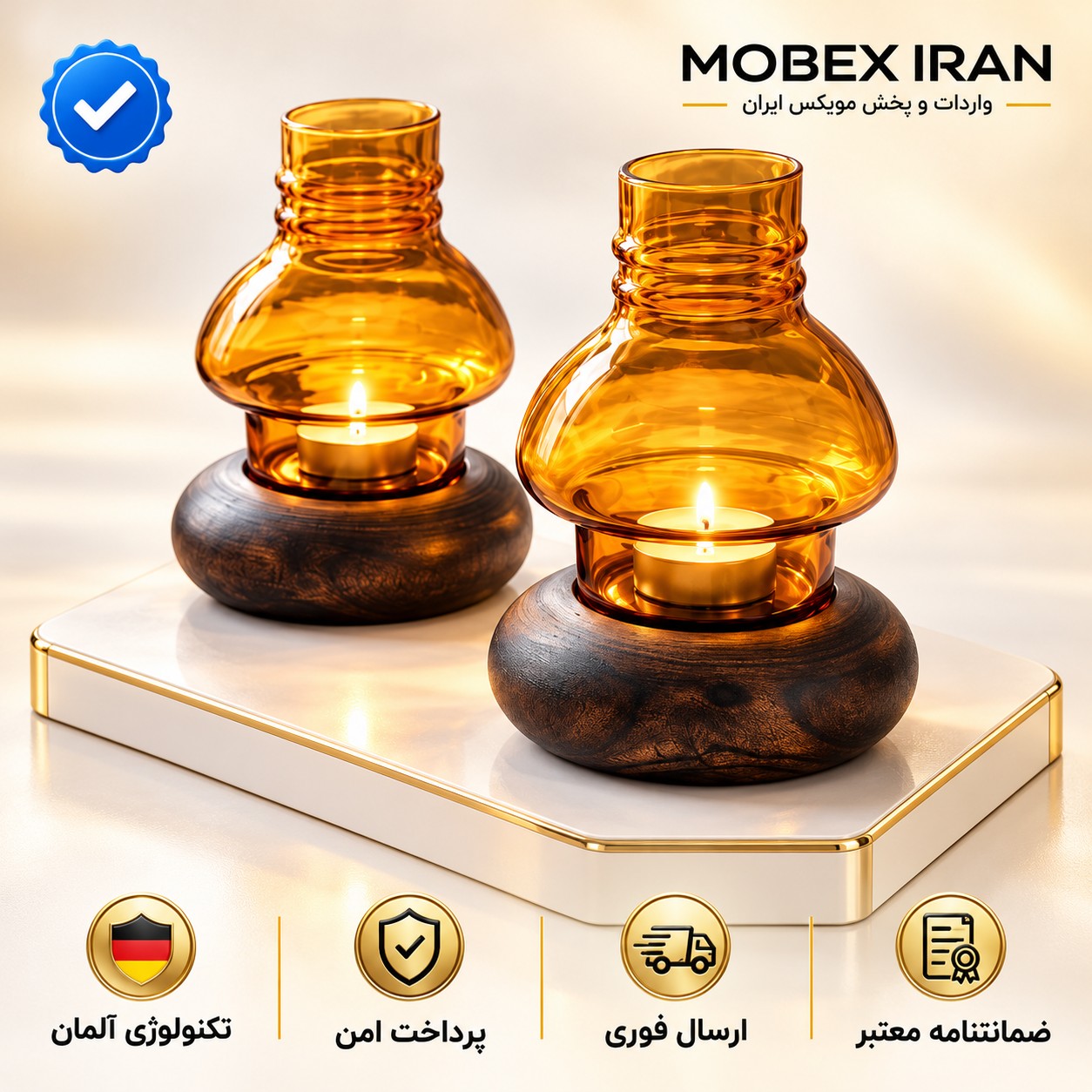جاشمعی/جاشمعی طرح فانوس دو عددی کیفیت عالی/ارسال فوری/خریداقساطی