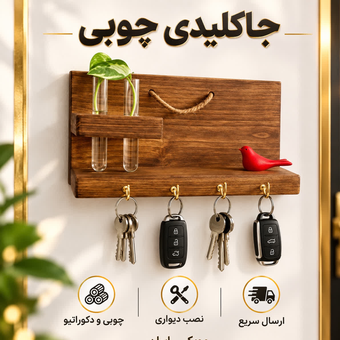 جا کلیدی دیواریارسال فوریگارانتی کتبیخرید اقساطیکیفیت عالی