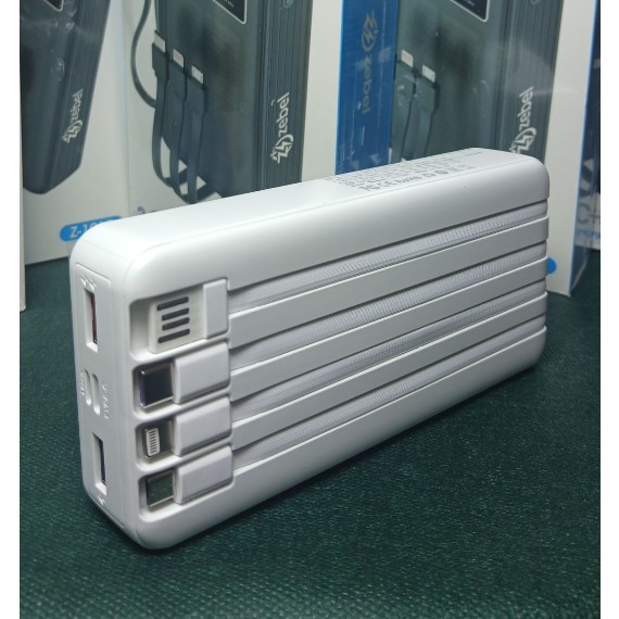 پاور بانک 20هزار کابل سر خود سوپر فست شارژ