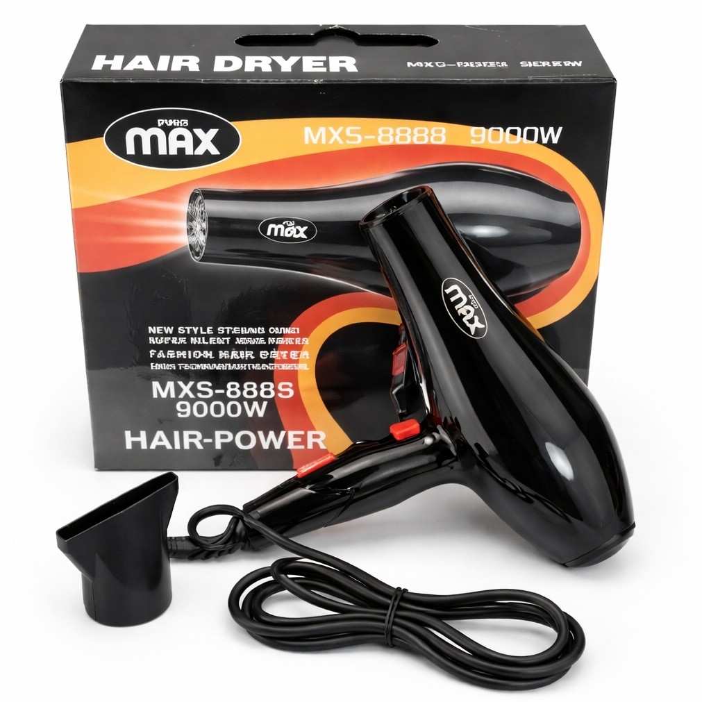 سشوار پرومکس وارداتی موتور سنگین مدل MXS-8889 توان 9000w (اقساطی و ارسال رایگان فوری)
