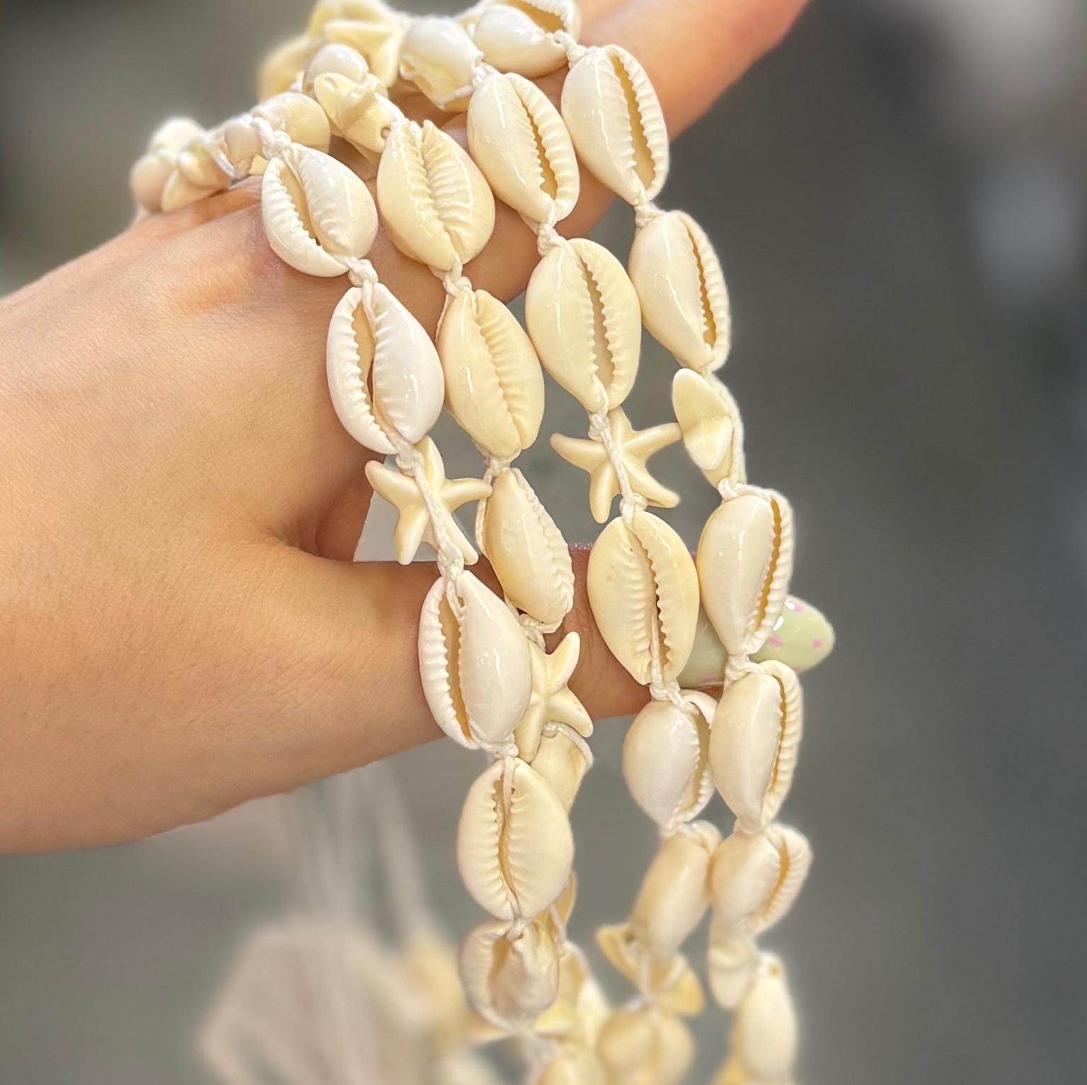 گردنبند صدف و ستاره دریایی خارجی درجه یک تابستانی کد 700