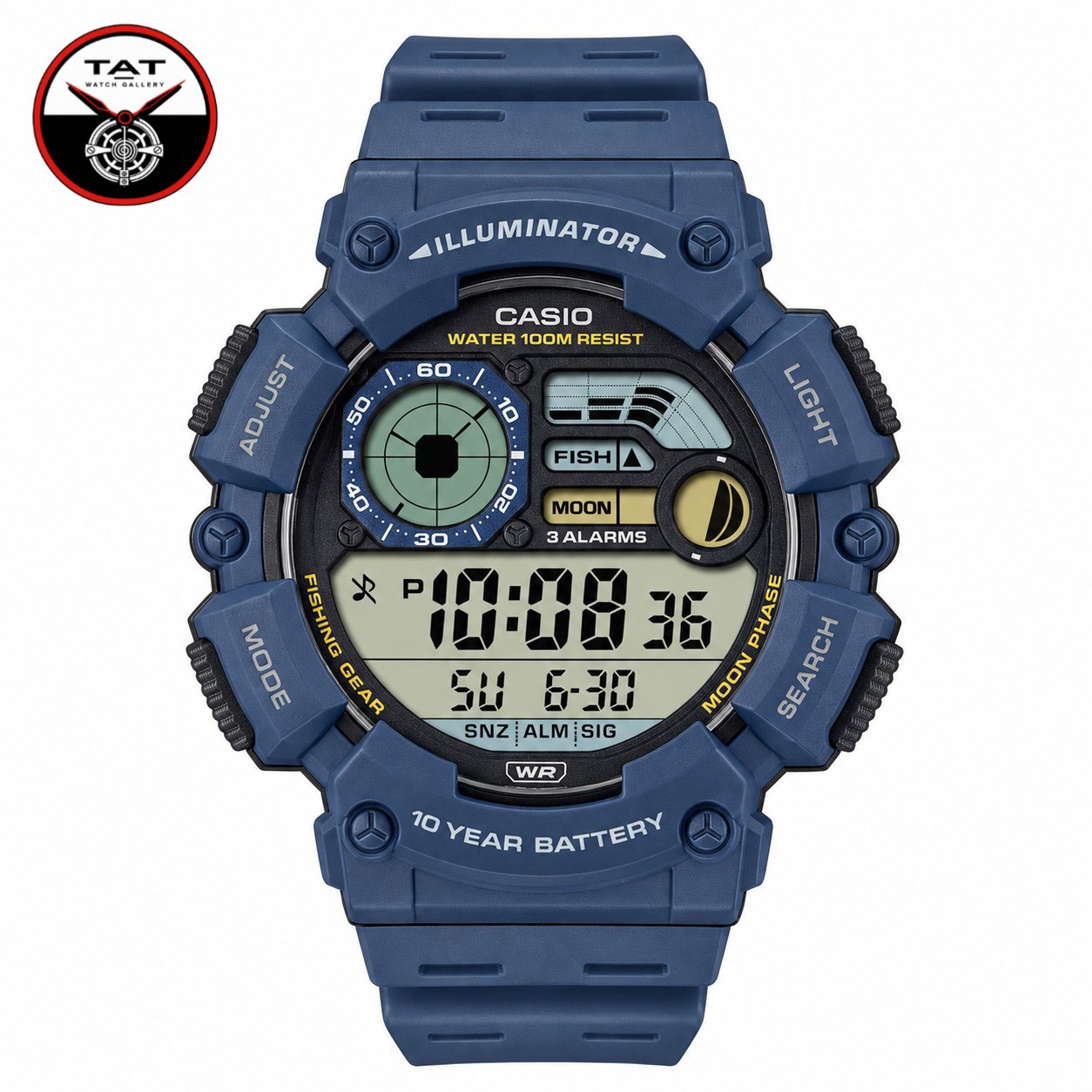 ساعت مردانه کاسیو اورجینال رفرنس WS-1500H-2A ژاپن با گارانتی و پک Casio ساعت مچی
