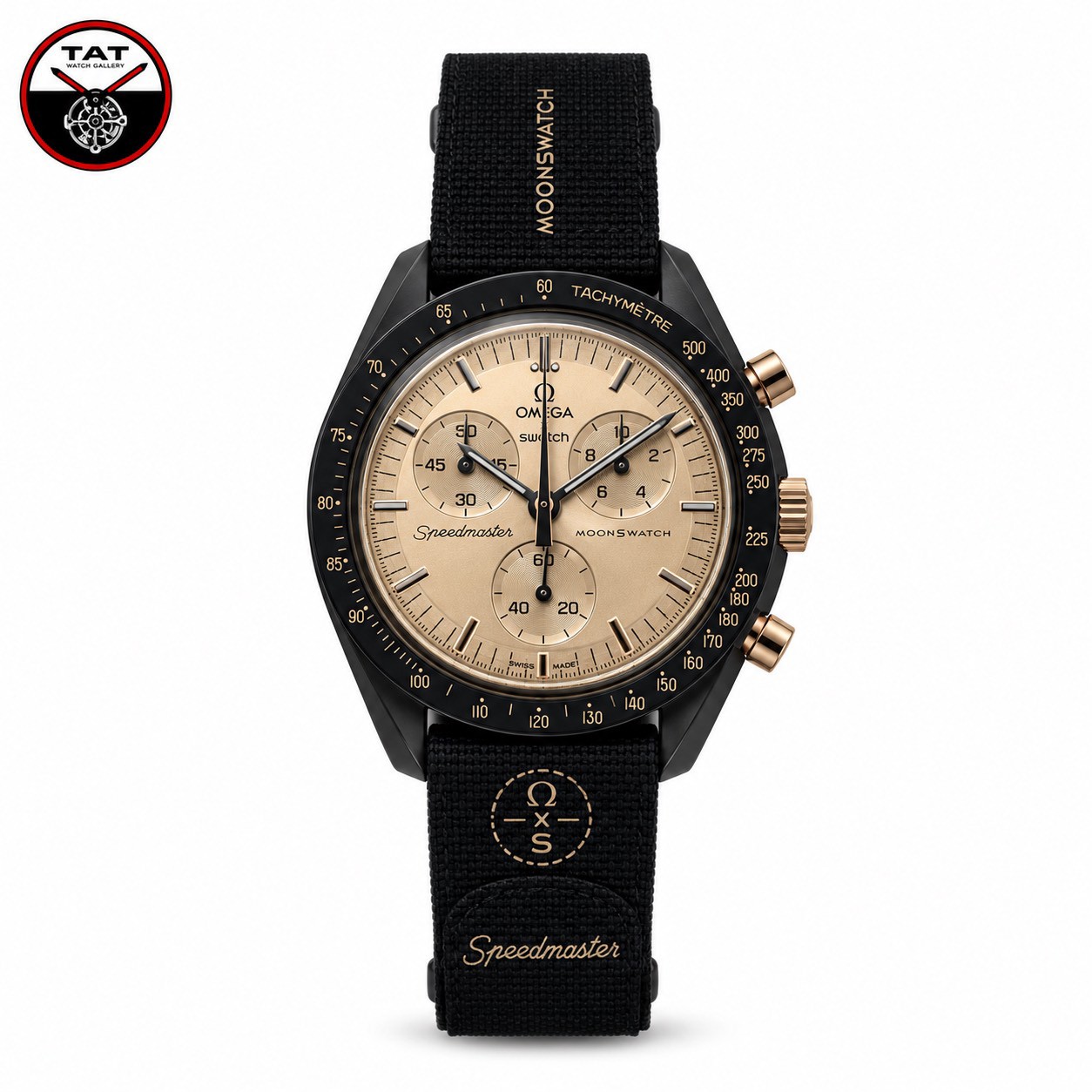 ساعت مردانه زنانه امگا سواچ ماه moon 1969 مونشاین 3موتوره کرنو یکسال گارانتی ارسال رایگان و جعبه omega swatch ساعت مچی