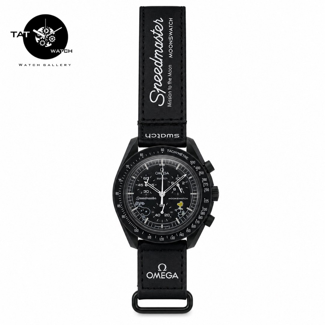 ساعت مردانه زنانه امگا سواچ ماه اسنوپی moon سه موتوره کرنو گارانتی ارسال رایگان با جعبه omega swatch ساعت مچی