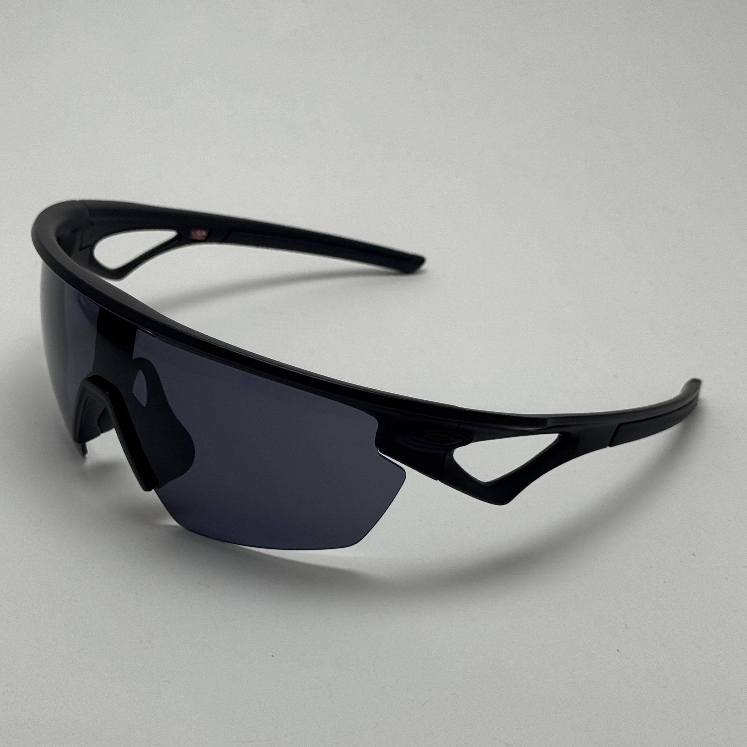 عینک آفتابی اسپرت Oakley اوکلی با لنز PRIZM تمام مشکی مدل SPHARA