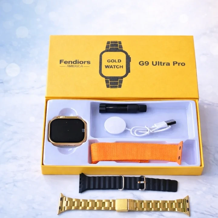 ساعت هوشمند G9 Ultra Pro مدل اولترا با سه بند همراه طراحی لوکس و حرفهای